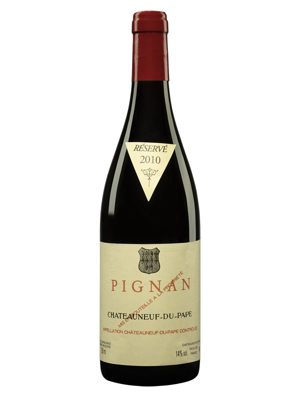 Bouteille de Emmanuel Reynaud, Pignan, 2010, Chateauneuf-du-Pâpe